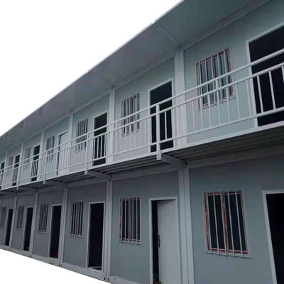 Αποσυναρμολογητέο σχεδιασμό Flat Pack Container House σε λευκό/γκρίζο/μαύρο πάτωμα 18mm MgO board