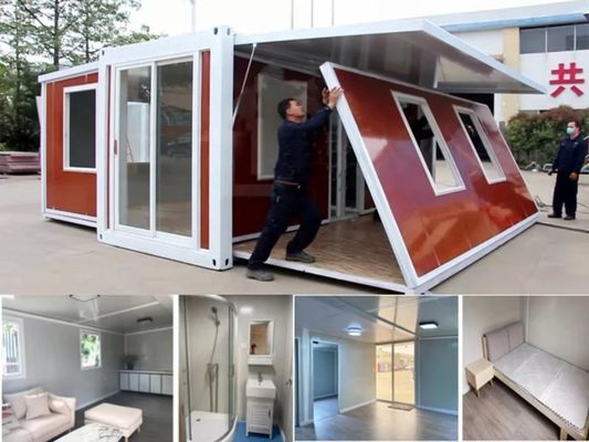30FT μοντέρνο διαστέλλοντα κοντέινερ σπίτι με γαλβανισμένο χάλυβα πλαίσιο από την πόλη Weifang