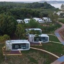Τροπικό Στυλ Σχεδιασμού Λούξος Σύγχρονος Εξωτερικός Φορητός Κινητός Χώρος Glamping