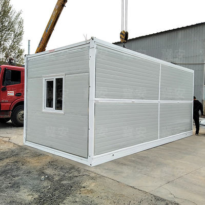 Εύκολη εγκατάσταση 20ft Steel Sandwich Panel φορητό έτοιμο φτιαγμένο αναδιπλούμενο δοχείο σπίτι