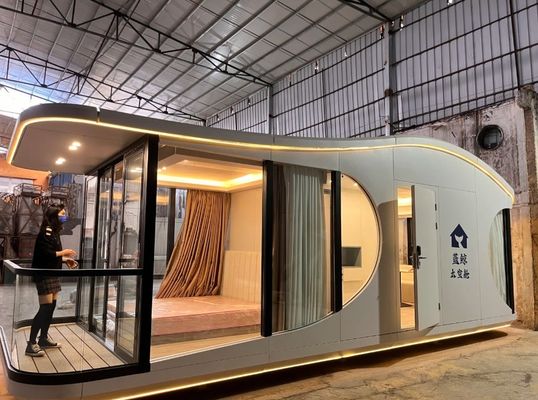 Το ξενοδοχείο Pod Hurricane Proof Prefab Καψούλα Speed Dome House στα μέσα του αιώνα