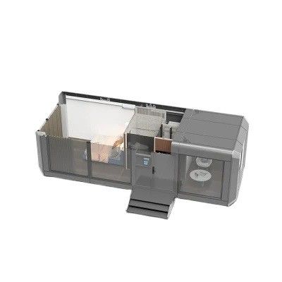 Σύγχρονη κομψή σχεδίαση Σάντουιτς Πάνελ Prefab Καψούλα Μικρό σπίτι