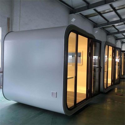 Ξενοδοχείο Indoor Apple Cabin Office Pod Garden Office Container House με φωτεινή δομή χάλυβα