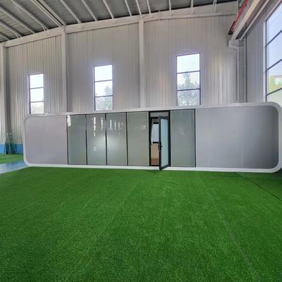 Ξενοδοχείο Indoor Apple Cabin Office Pod Garden Office Container House με φωτεινή δομή χάλυβα