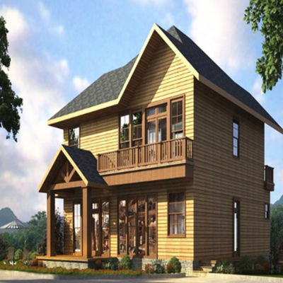 Σύγχρονο στυλ σχεδιασμού Chengdu Luxury Light Steel Villa House OEM