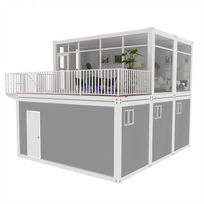 18mm MGO επιφάνειας επιφάνειας Prefab Flat Pack Container House για την αποτελεσματικότητα του γραφείου στο σπίτι