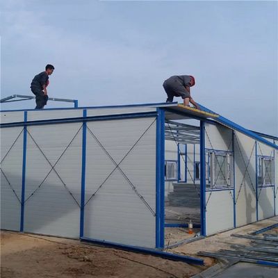 Σύγχρονο γραφείο 4 υπνοδωμάτια πολυτελή Kt Prefab σπίτια με PVC συρόμενο παράθυρο