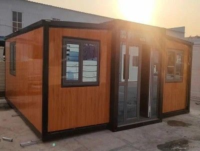 Ατσάλινη πόρτα κινητή διαμονή σπίτι εμπορευματοκιβωτίου για Custom Made Prefab επεκτάσιμη