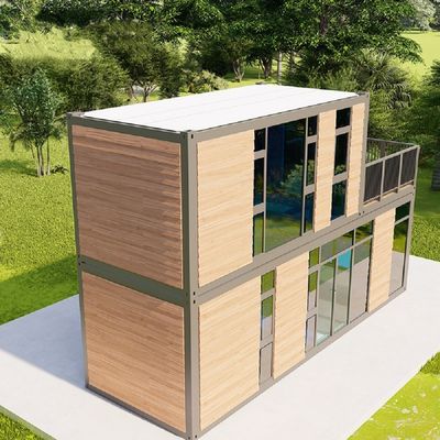 Φθηνό Prefab Κωνσταντινοχώρι για ξενοδοχείο σε λευκό / γκρι / μαύρο