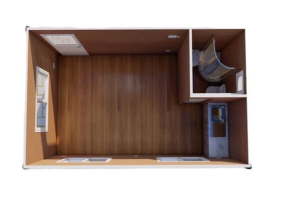 Γρήγορη συναρμολόγηση Flat Pack Container Prefab House με Steel Sandwich Panel