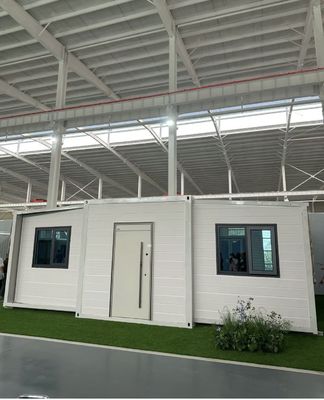 Οικογενειακό σπίτι πολυτελή επεκτάσιμη Prefab δοχείο σπίτι με κινητό και αναδιπλούμενο σχεδιασμό