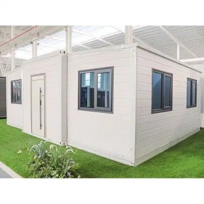 Μεγάλο 40ft 20ft πολυτελή επεκτάσιμη κοντέινερ σπίτι για σύγχρονο σαλόνι στην Αμερική