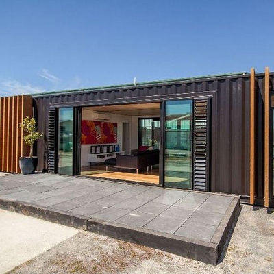 Σύγχρονη εύκολη συναρμολόγηση Lowes Prefab Home Kits Σπίτι με PVC συρόμενο παράθυρο