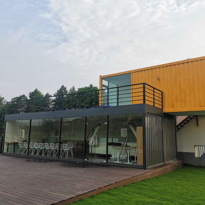Σύγχρονη εύκολη συναρμολόγηση Lowes Prefab Home Kits Σπίτι με PVC συρόμενο παράθυρο