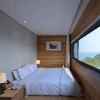 Σύγχρονη εύκολη συναρμολόγηση Lowes Prefab Home Kits Σπίτι με PVC συρόμενο παράθυρο