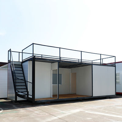 Γρήγορη εγκατάσταση Prefab Container House με PVC συρόμενο παράθυρο φωτιστικά αξεσουάρ