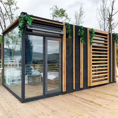 Γρήγορη εγκατάσταση Prefab Container House με PVC συρόμενο παράθυρο φωτιστικά αξεσουάρ