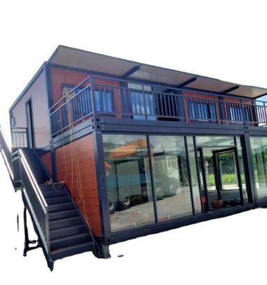 Ατσάλι Luxury Container House 20ft 40ft Prefab Μονουλογικά σπίτια Επεκτάσιμα