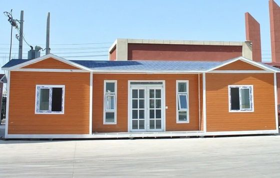 Ατσάλι Luxury Container House 20ft 40ft Prefab Μονουλογικά σπίτια Επεκτάσιμα