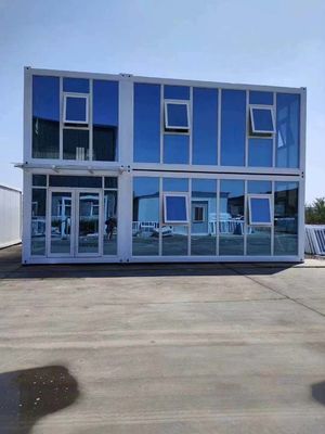 Φορητό κοντέινερ γραφείου 20ft ή 40ft Μονουλικός κοντέινερ Διαρθρώσεις κινητού γραφείου