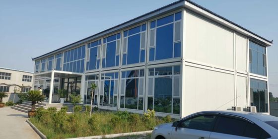 Φορητό κοντέινερ γραφείου 20ft ή 40ft Μονουλικός κοντέινερ Διαρθρώσεις κινητού γραφείου