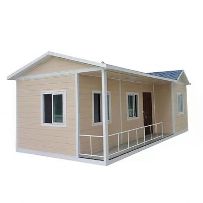 Προσαρμοσμένο Pre Fab Μικρό Σπίτι Σπίτι με Γαλβανισμένο Φρέμα Χάλυβα