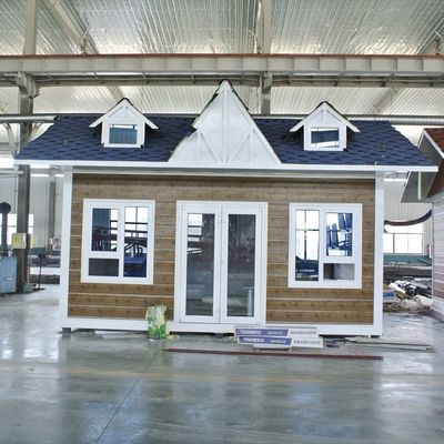 Προσαρμοσμένο Pre Fab Μικρό Σπίτι Σπίτι με Γαλβανισμένο Φρέμα Χάλυβα