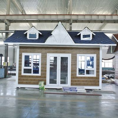 Ζυγισμένο ατσάλινα πλαίσια Prefab Μικρό σπίτι σε τροχούς για την εξοικονόμηση χώρου λύση