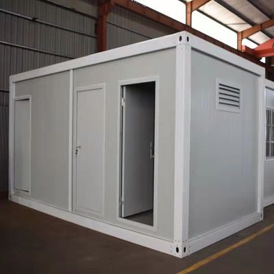 Ξενοδοχείο Prefab Flat Pack Container House με PVC συρόμενο παράθυρο απλότητα σχεδιασμού