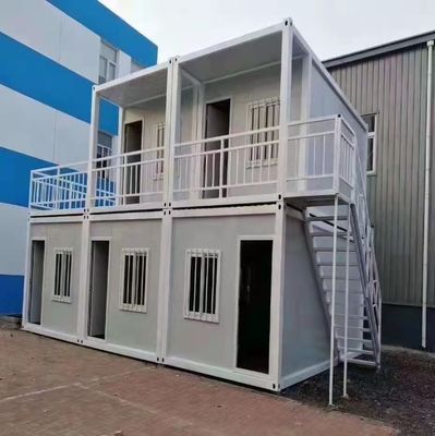 Ξενοδοχείο Prefab Flat Pack Container House με PVC συρόμενο παράθυρο απλότητα σχεδιασμού