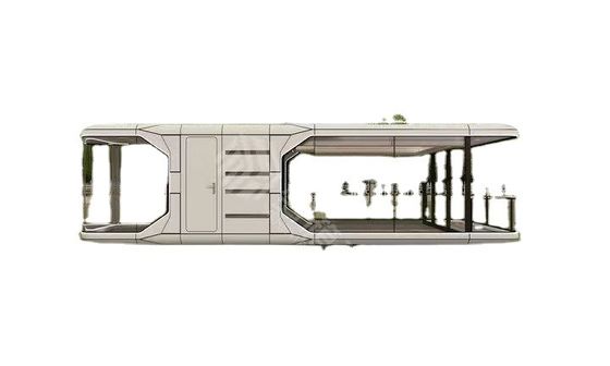 Εξωτερικό Prefab Space Capsule House με πλεονέκτημα γρήγορης εγκατάστασης