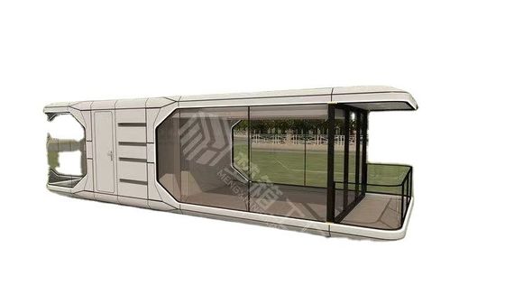 Εξωτερικό Prefab Space Capsule House με πλεονέκτημα γρήγορης εγκατάστασης