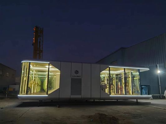 Εξωτερικό Prefab Space Capsule House με πλεονέκτημα γρήγορης εγκατάστασης