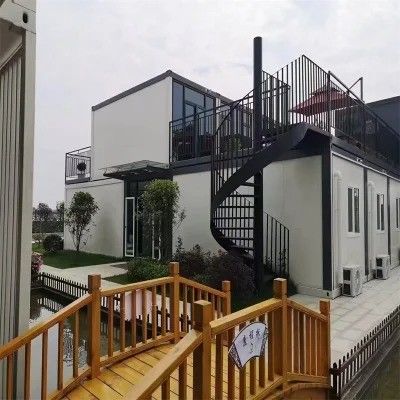 Μοντυλικό πολυλειτουργικό 40ft Flat Pack Shipping Container Villa House για γραφεία
