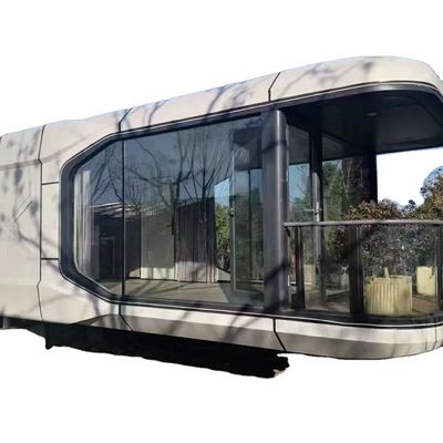 Ελαφρύ Χάλυβα Prefab House Φορητό Prefabricated Luxury Διαστημική Κάψουλα Περιέκτη