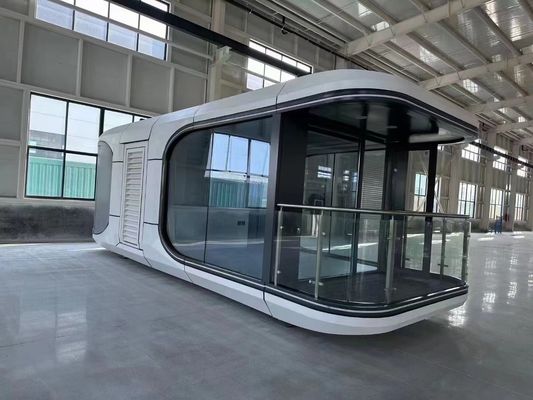 Ελαφρύ Χάλυβα Prefab House Φορητό Prefabricated Luxury Διαστημική Κάψουλα Περιέκτη