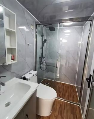 Ατσάλινη πόρτα σάντουιτς πίνακα Μονουλάριος σκευόμενο σπίτι αναδιπλούμενο ελαφρύ χάλυβα δομή πλαίσιο