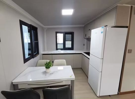 Ατσάλινη πόρτα σάντουιτς πίνακα Μονουλάριος σκευόμενο σπίτι αναδιπλούμενο ελαφρύ χάλυβα δομή πλαίσιο