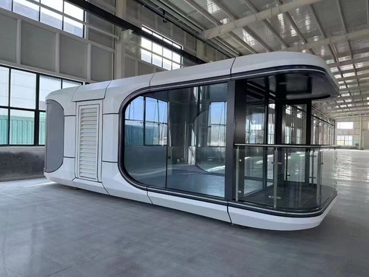 Ελαφρύ Χάλυβα Prefab House Φορητό Prefabricated Luxury Διαστημική Κάψουλα Περιέκτη
