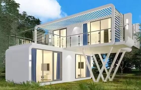 Χάλυβα Luxury Container House Προσαρμοσμένο μέγεθος για πολυλειτουργική αποθήκη Apple