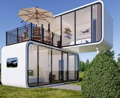 Χάλυβα Luxury Container House Προσαρμοσμένο μέγεθος για πολυλειτουργική αποθήκη Apple