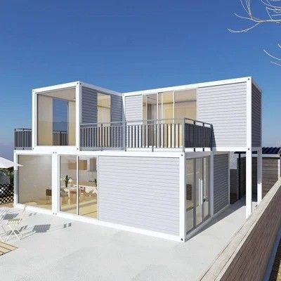 20ft / 40ft Προσυσκευασμένο Μοντυλικό Κωντέινερ Σπίτι Γραφείο Σπίτι Λύση