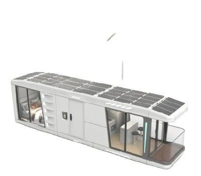 Λούξυ Prefab House Fat Pack Container House για ηλιακή διαστημική κάψουλα
