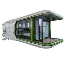 Λούξυ Prefab House Fat Pack Container House για ηλιακή διαστημική κάψουλα