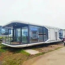 Λούξυ Prefab House Fat Pack Container House για ηλιακή διαστημική κάψουλα
