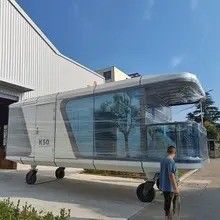 Λούξυ Prefab House Fat Pack Container House για ηλιακή διαστημική κάψουλα