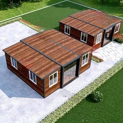 Λούξυ 2 υπνοδωματίων Κοντέινερ σπίτι με πλήρες μπάνιο στην Αυστραλία 20ft/40ft