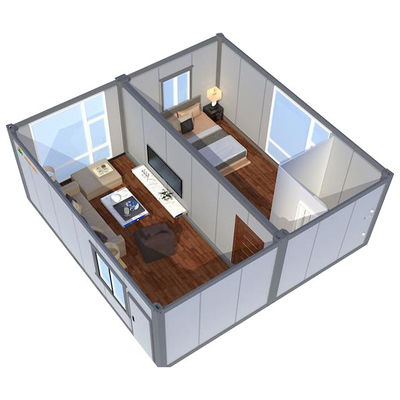 Ζυγισμένο χάλυβα πλαίσιο REACHTOP Flat Pack Container House 2022 σχεδιασμός Αποσπώμενο σπίτι