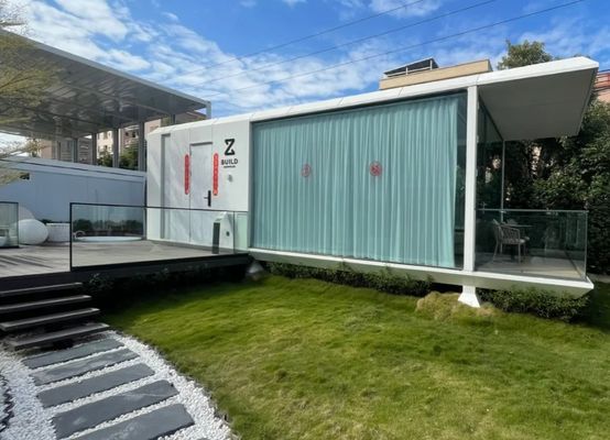 Σύγχρονη απλότητα Επιτυχία πλεονέκτημα πολυτελή διαστημική κάψουλα προκατασκευασμένο ενοποιημένο σπίτι
