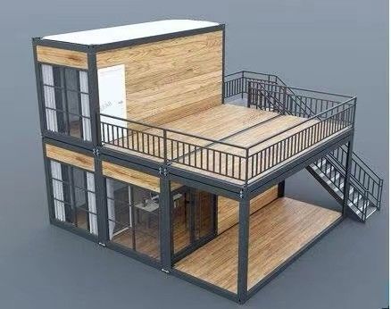 Εύκολος χώρος διαβίωσης 20ft 40ft Steel Frame Container House με αποσυναρμολογητέο σχεδιασμό